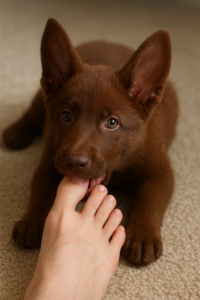 GSD Puppy Nipping/Biting